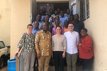Das GHPP LabTrain Team mit Projektpartnern des PBSL (Source: BfArM/LabTrain) Das GHPP LabTrain Team mit Projektpartnern des PBSL