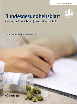 Titelbild Bundesgesundheitsblatt Band 62, Heft 7, Jahrgang 2019
