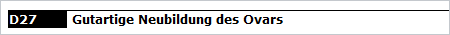 Screenshot: ICD einfacher Dreisteller (Source: BfArM) Screenshot: ICD einfacher Dreisteller