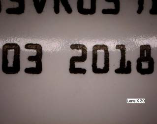 Suspected counterfeit label (Quelle: BfArM) Suspected counterfeit label