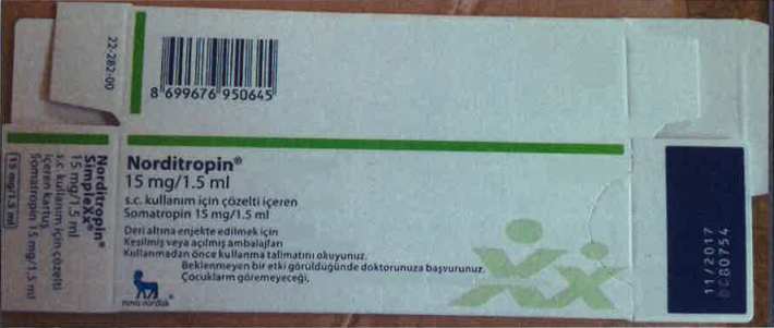 Foto der gefälschten Schachtel in der Aufmachung für den türkischen Markt  