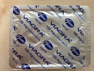 Viagra - Blister von hinten (Quelle: BfArM) Viagra - Blister von hinten