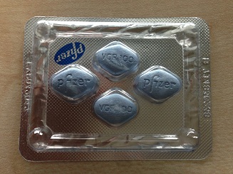 Viagra - Blister von vorne (Quelle: BfArM) Viagra - Blister von vorne