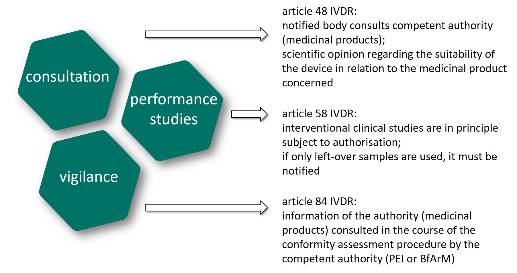 Illustration of the requirements for companion diagnostics under the IVDR. (Source: BfArM) Illustration of the requirements for companion diagnostics under the IVDR.